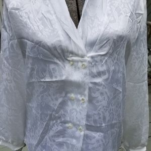 Vintage White Blouse by Ellen-D